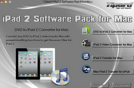 Tipard iPad 2 Software Pack for Mac