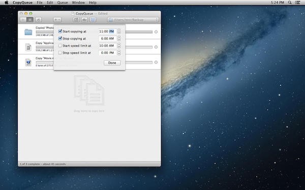 CopyQueue For Mac