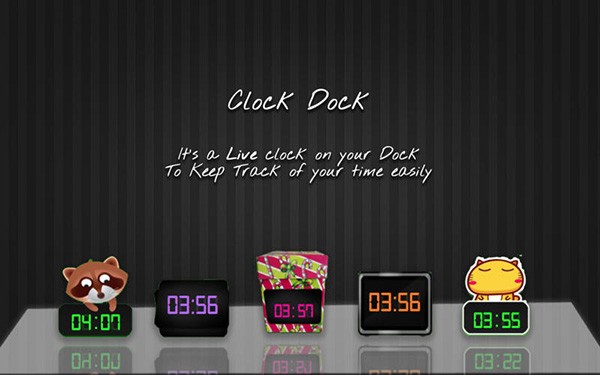 Clock Dock For Mac