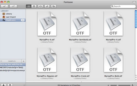 Fontcase For Mac