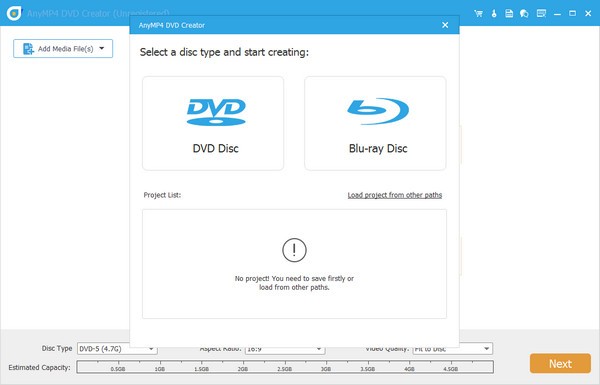 4Videosoft DVD Creator for Mac