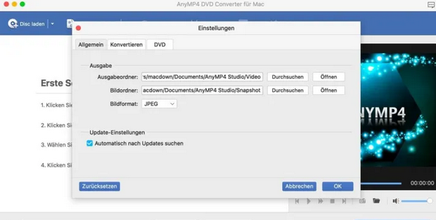 AnyMP4 DVD Converter for Mac