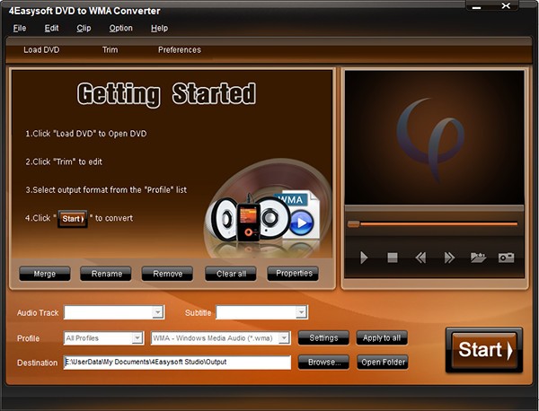 4Easysoft Mac DVD to WMA Converter