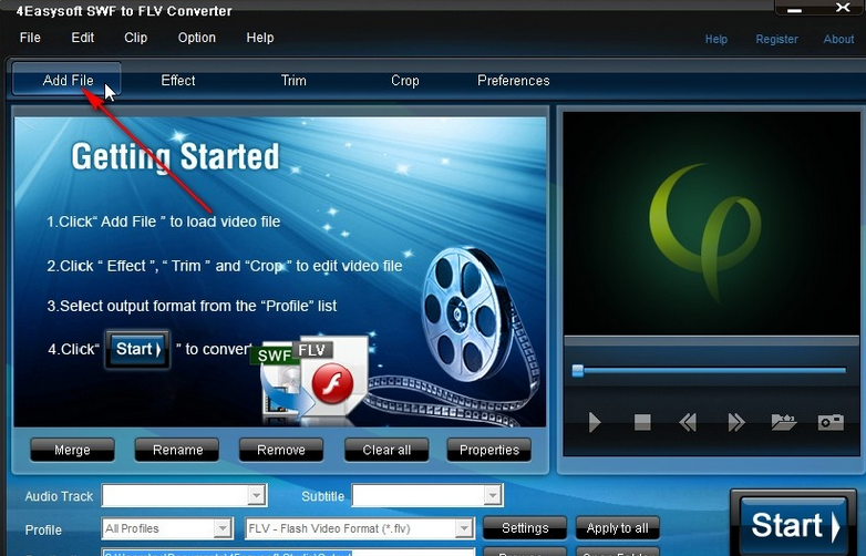 4Easysoft SWF to FLV Converter