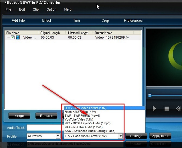 4Easysoft SWF to FLV Converter