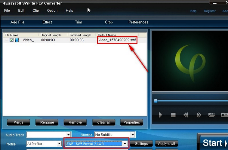 4Easysoft SWF to FLV Converter