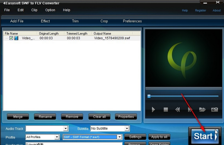 4Easysoft SWF to FLV Converter