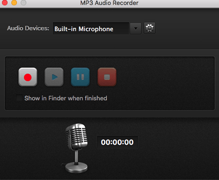MP3 Audio Recorder For Mac