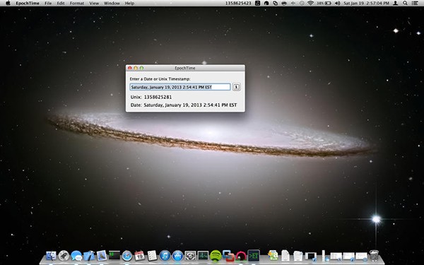 EpochTime for Mac