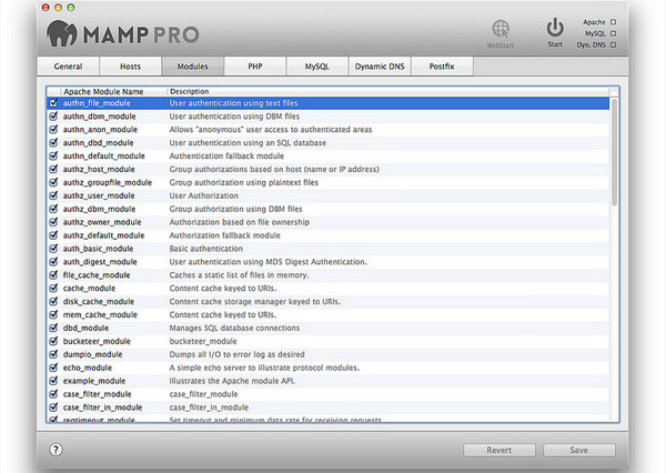 MAMP Pro for mac