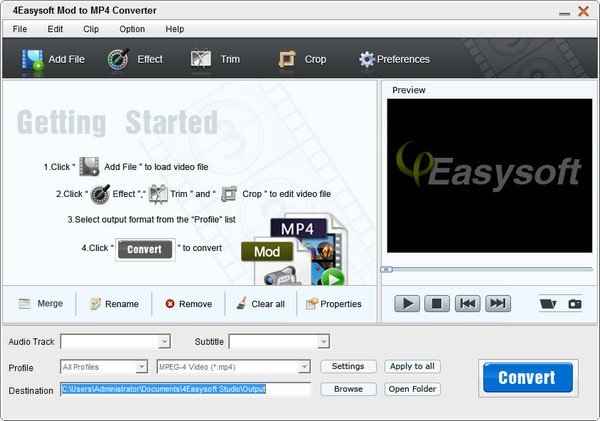 4Easysoft Mac Mod to MP4 Converter