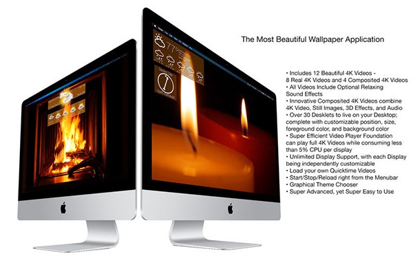 Fireplace 4K Mac