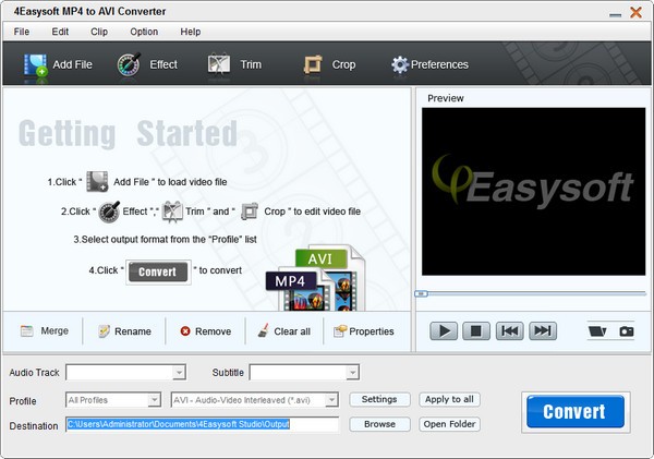 4Easysoft Mac MP4 to AVI Converter