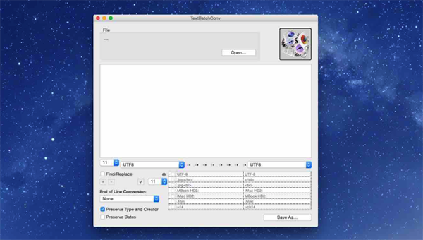 TextBatchConv For Mac