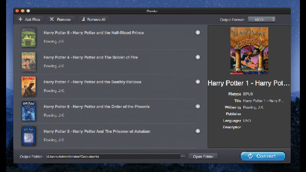iReador(文件格式转换器) for Mac
