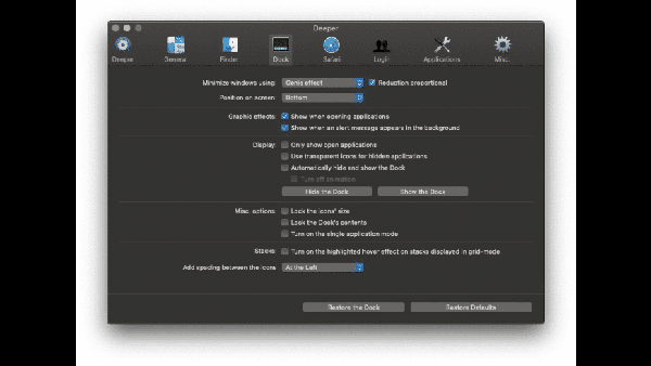 Deeper For Mac OS X 10.9 (MAVERICKS)