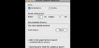 Mouse Distance Measurer For Mac