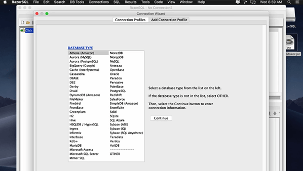 RazorSQL For Mac(64-bit)