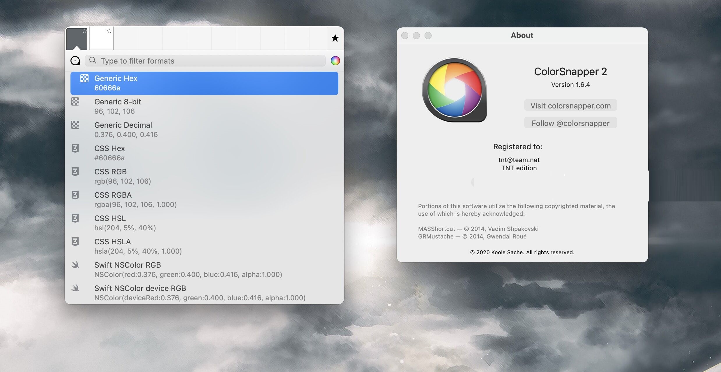ColorSnapper 2 for Mac