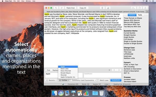 Clean Text Mac