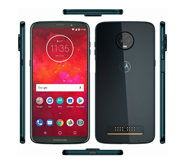 模块化全面屏Moto Z3 Play即将发布：6G内存