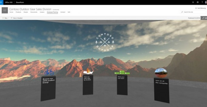 全新SharePoint上线：新增混合现实技术