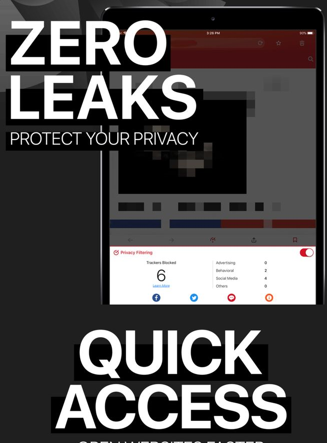 iOS用户专享！隐私浏览器Zero Browser上线