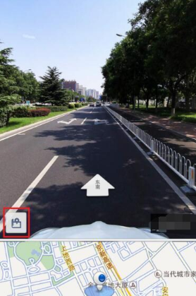 百度地图查看街景的简单步骤