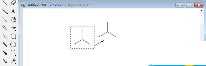 使用ChemDraw绘制出纽曼Newman结构实例的具体步骤