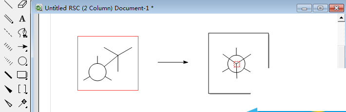 使用ChemDraw绘制出纽曼Newman结构实例的具体步骤