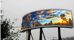 曲面显示app设置圆角的具体步骤