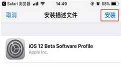 ios12中安装描述文件的简单教程