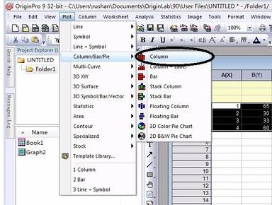 巧用origin绘制柱状图的技巧