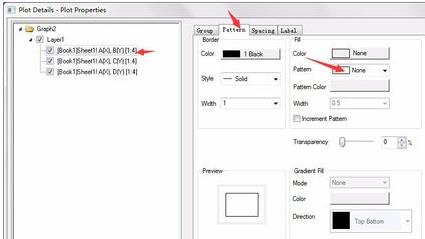 巧用origin绘制柱状图的技巧