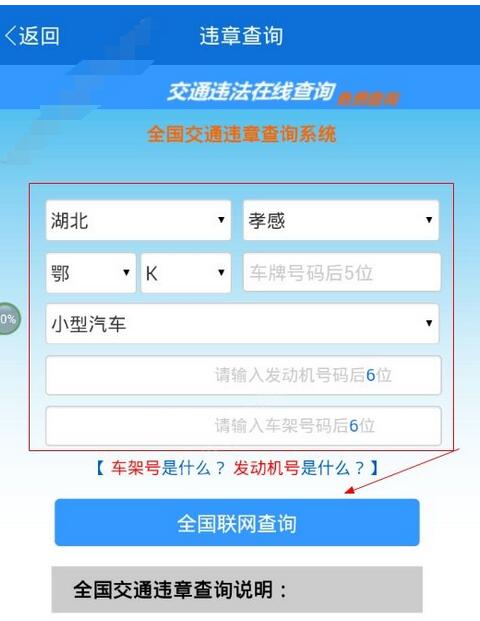 使用椰城交警查询违章的具体步骤