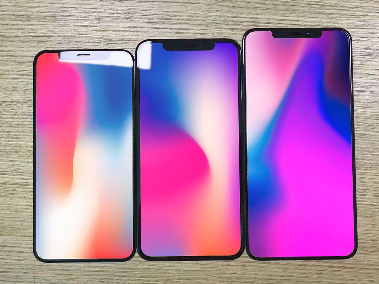 新一代iPhone前面板曝光,6.1英寸的边框较宽