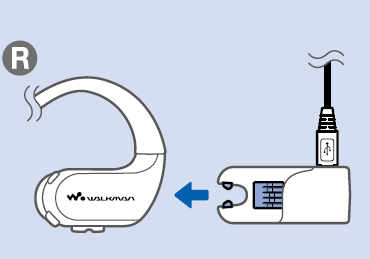 索尼NW-WS625耳机传输音乐的步骤讲解