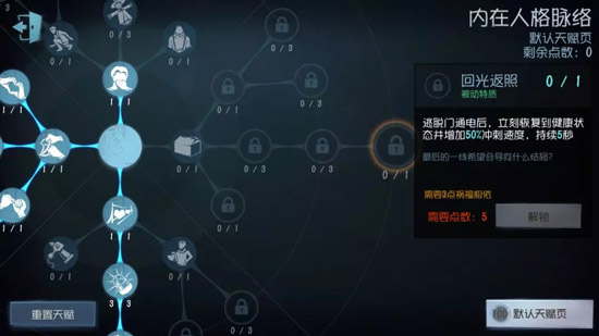 第五人格游戏中的人格天赋加点攻略