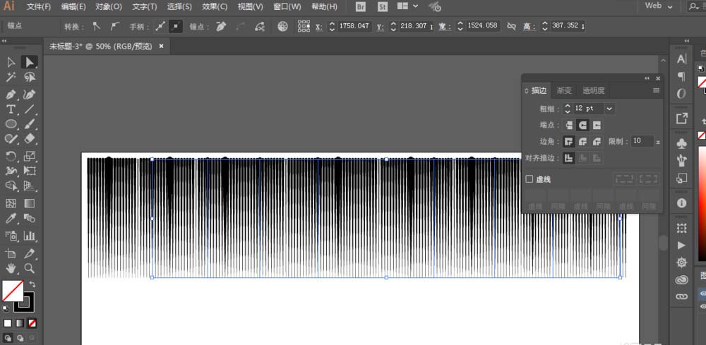 利用ai设计径向抽象线条图形的方法介绍