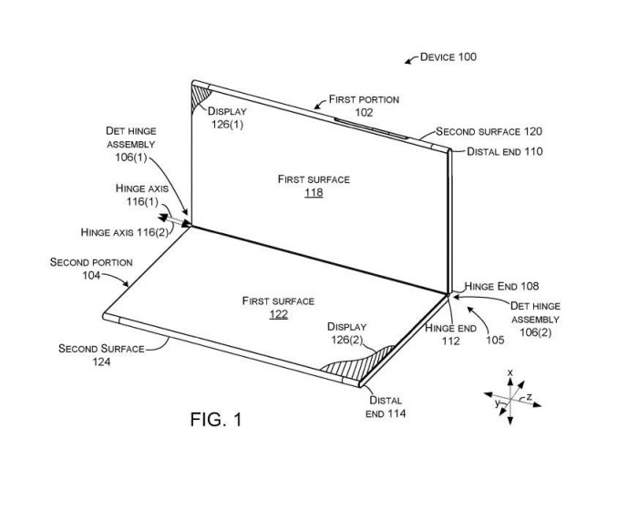 微软带视频通话功能的双屏设备专利曝光！