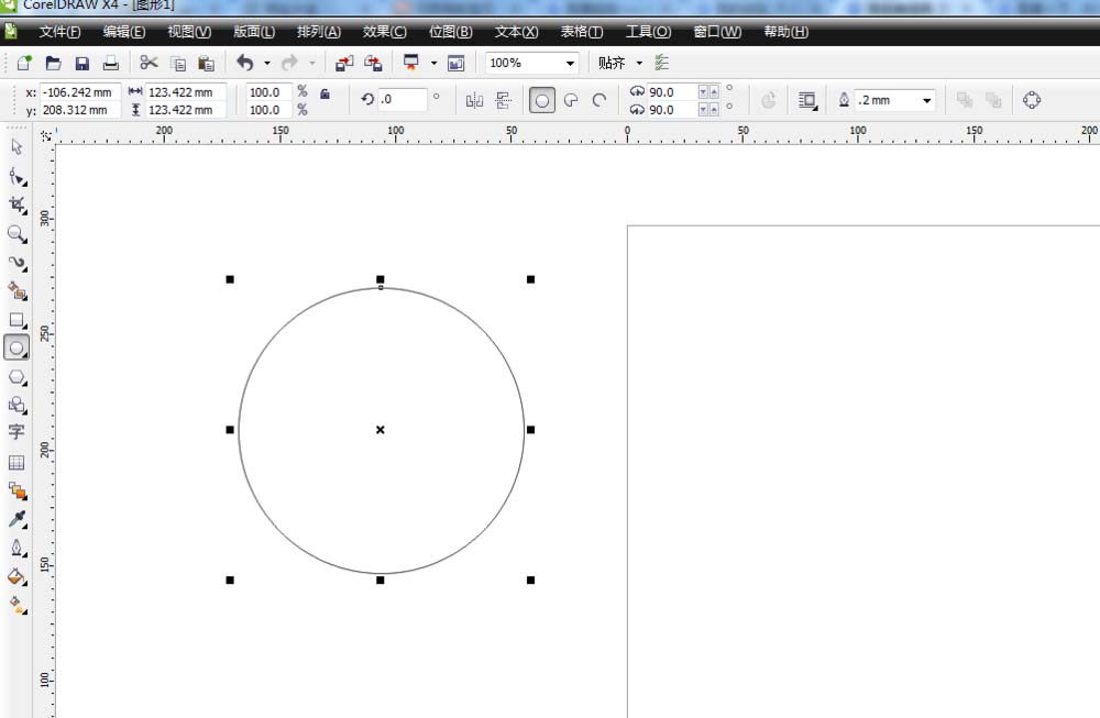 巧用cdr绘制中国风水墨圆形的小技巧