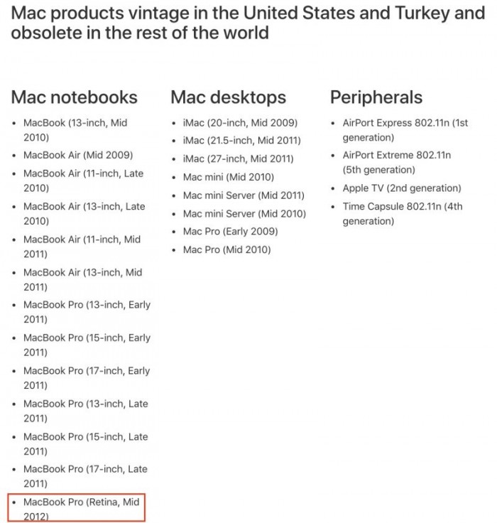 苹果犯错?第一款Retina MacBook Pro不过时了?