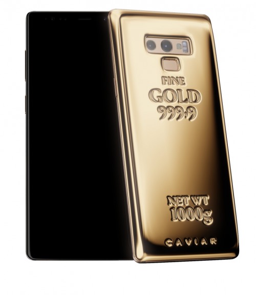 非常土豪！三星Note 9纯金版露面