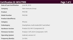 Palm新设备通过FCC和Wi-Fi联盟认证：今年推出？