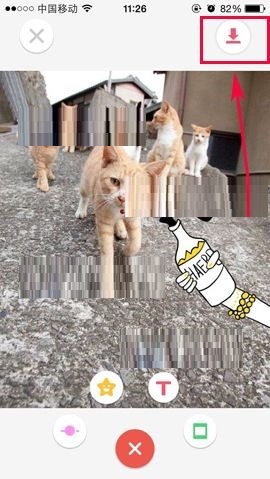 Cutie APP给照片添加贴纸的图文教程