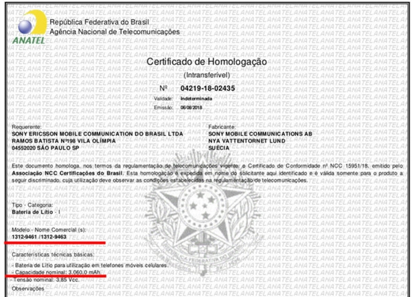 索尼Xperia XZ3巴西电信部门入网：配备3060mAh电池