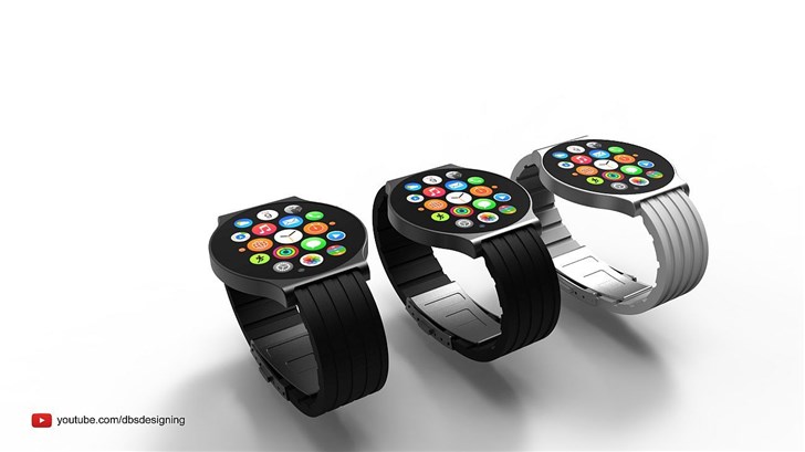Apple Watch概念设计：圆形机身设计