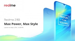Realme 2 Pro今天15点正式上线印度：配置信息已曝光