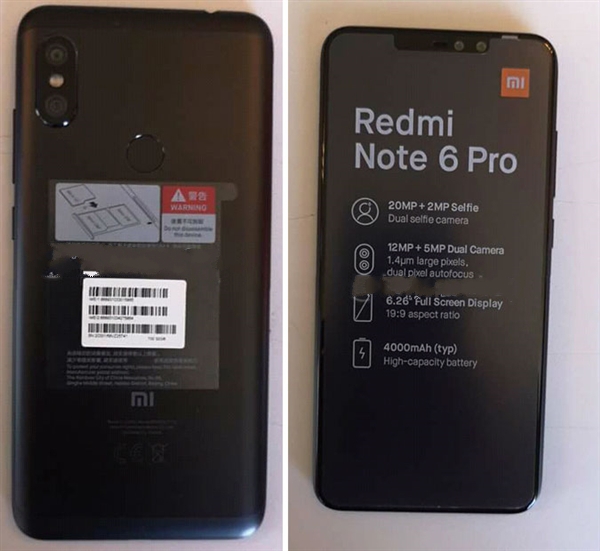红米Note 6 Pro亮相Geekbench:单核1332,多核4675