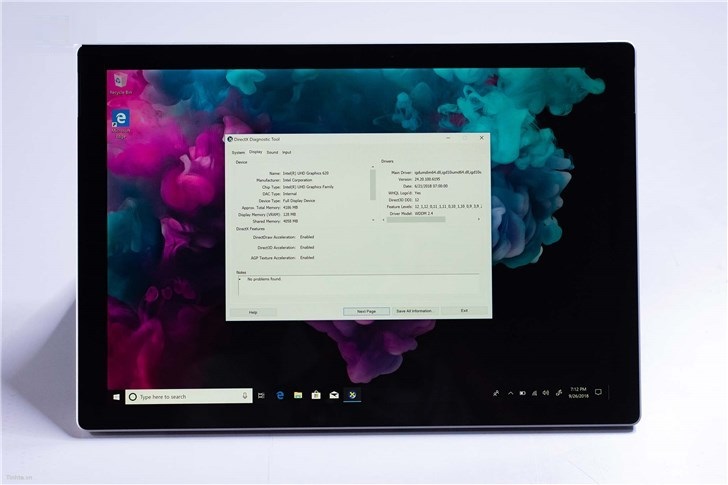 微软Surface Pro 6真机疑似亮相:配置USB-C接口